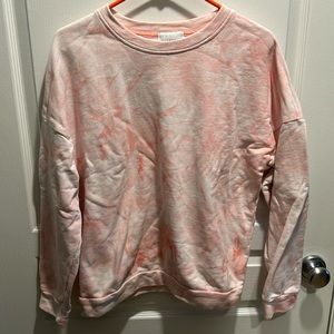 Pink tie dye sweatshirt